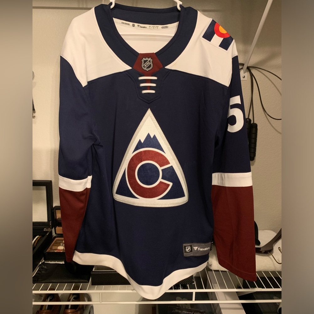 NHL Men’s Colorado Avalanche Kurtis MacDermid #56 Breakaway Alternate Jersey